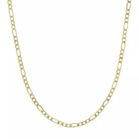 14K Y Gold 18 Figaro Chain 050