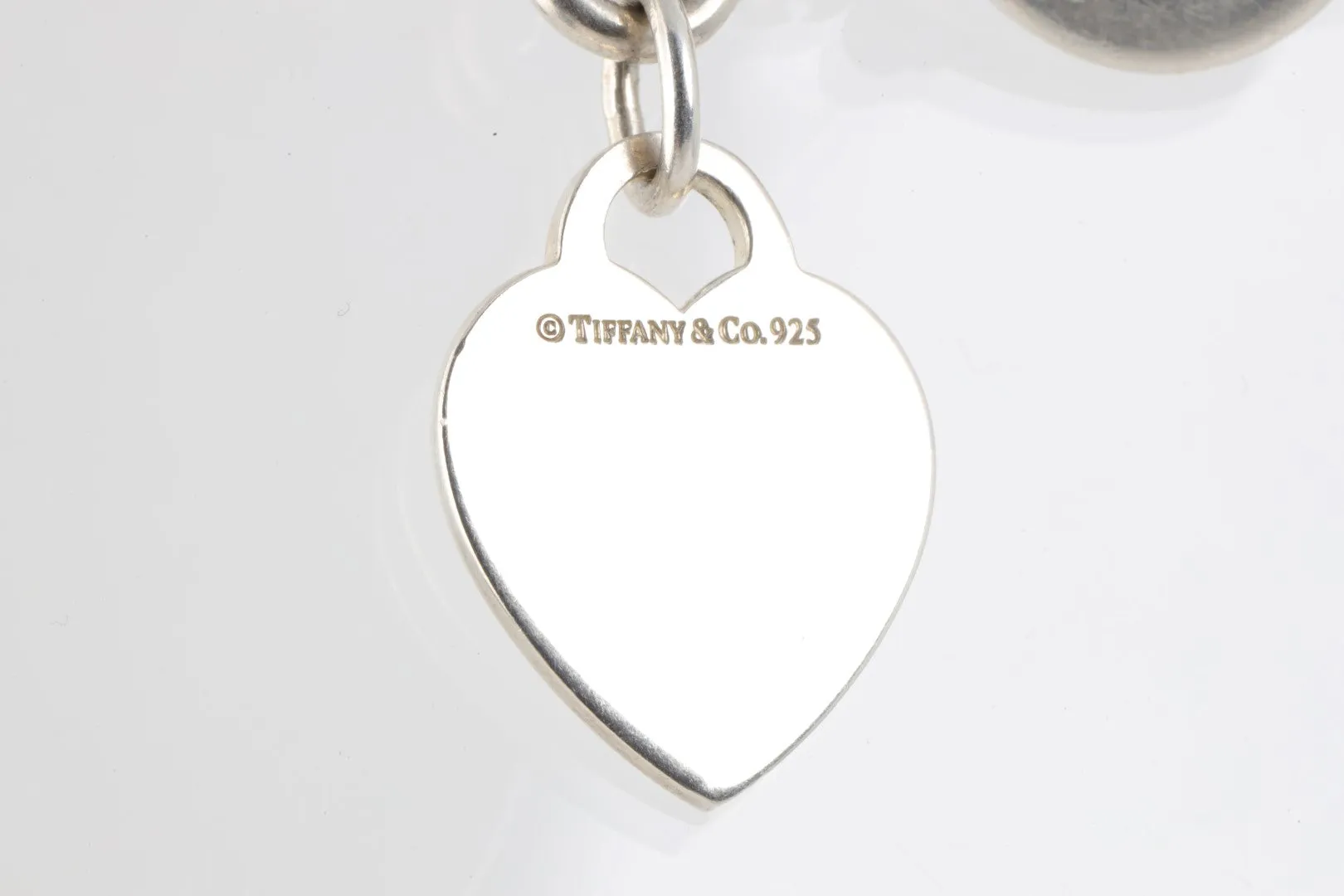 16" Tiffany & Co. Vintage 925 Silver Toggle Heart Necklace (74.03g.)