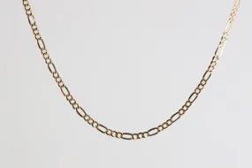 18” 14k Yellow Gold Figaro Chain Necklace (11.90g.)