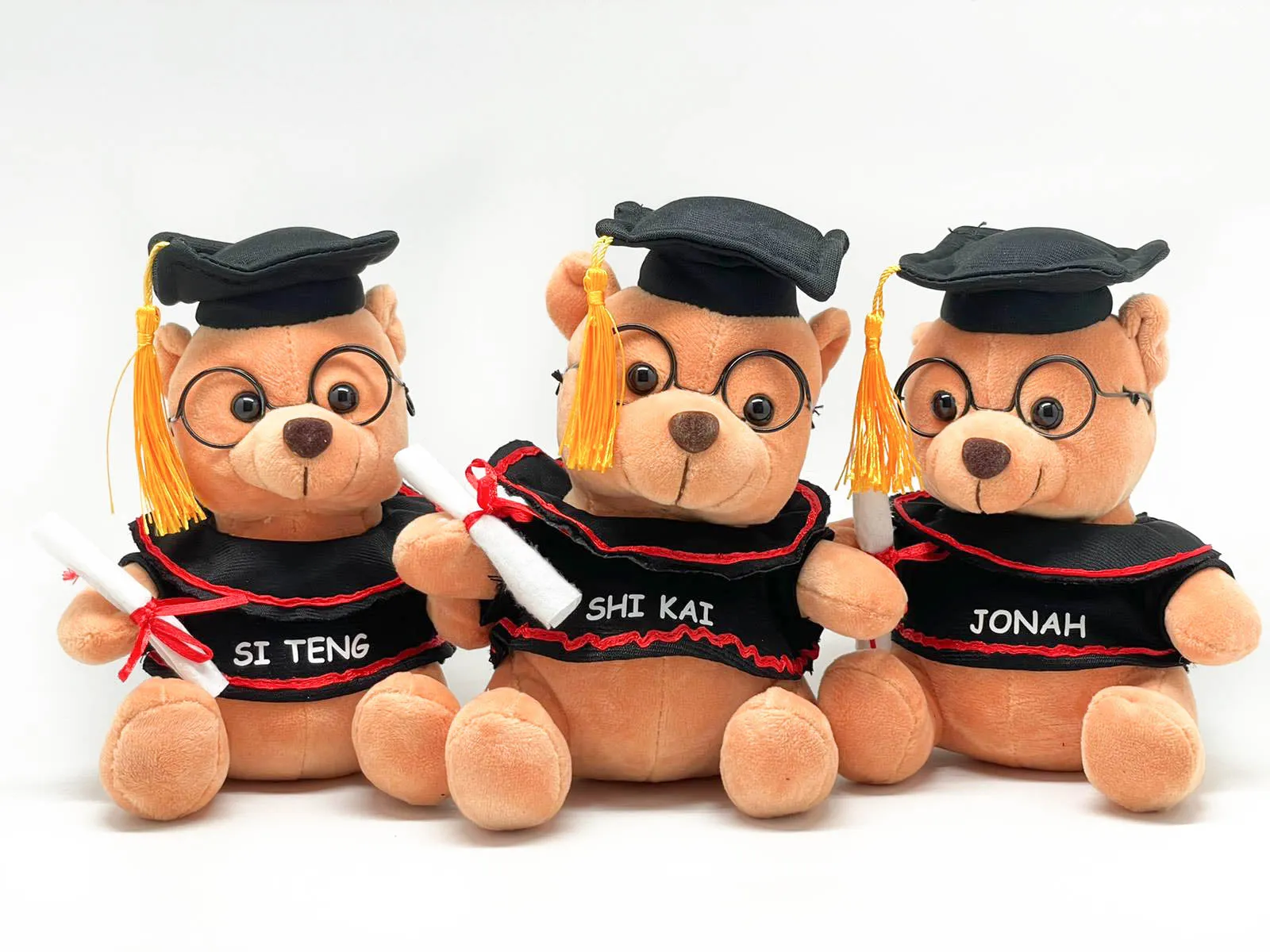 23cm Graduation Teddy Bear (Name Printing)