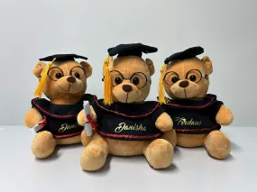 23cm Graduation Teddy Bear (Name Printing)