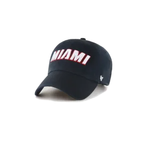 '47 Brand Miami HEAT Script Cleanup Hat