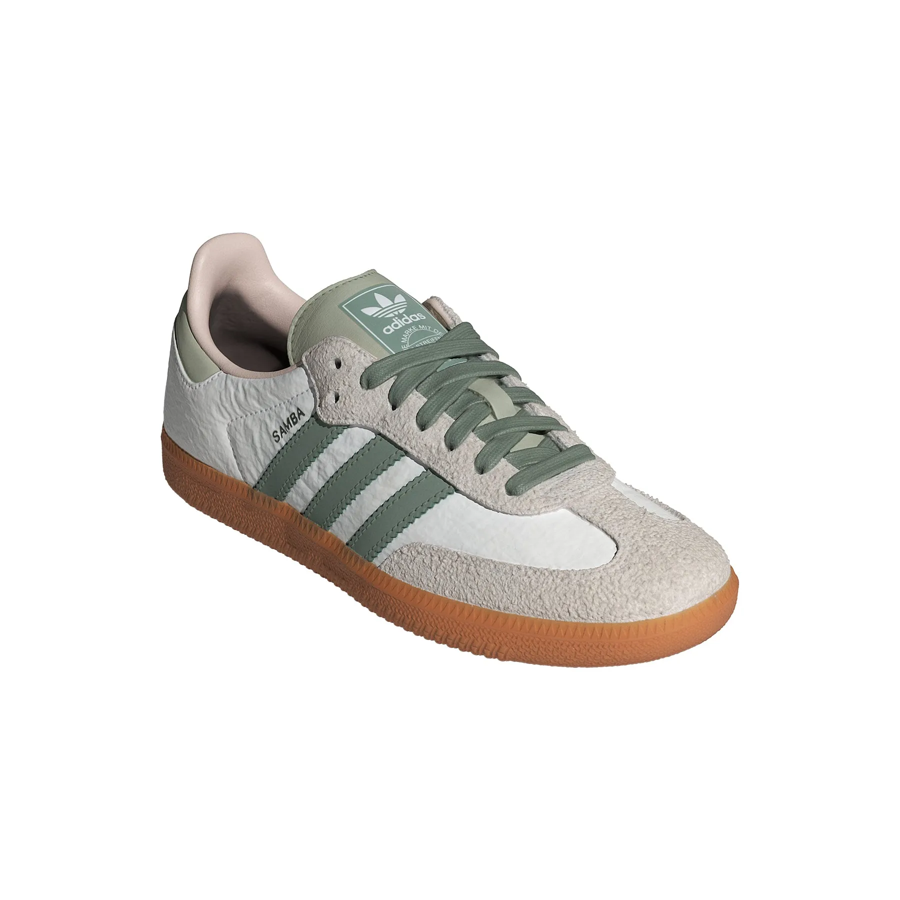 ADIDAS SAMBA OG W CLOUD WHITE/SILVER GREEN/PUTTY MAUVE