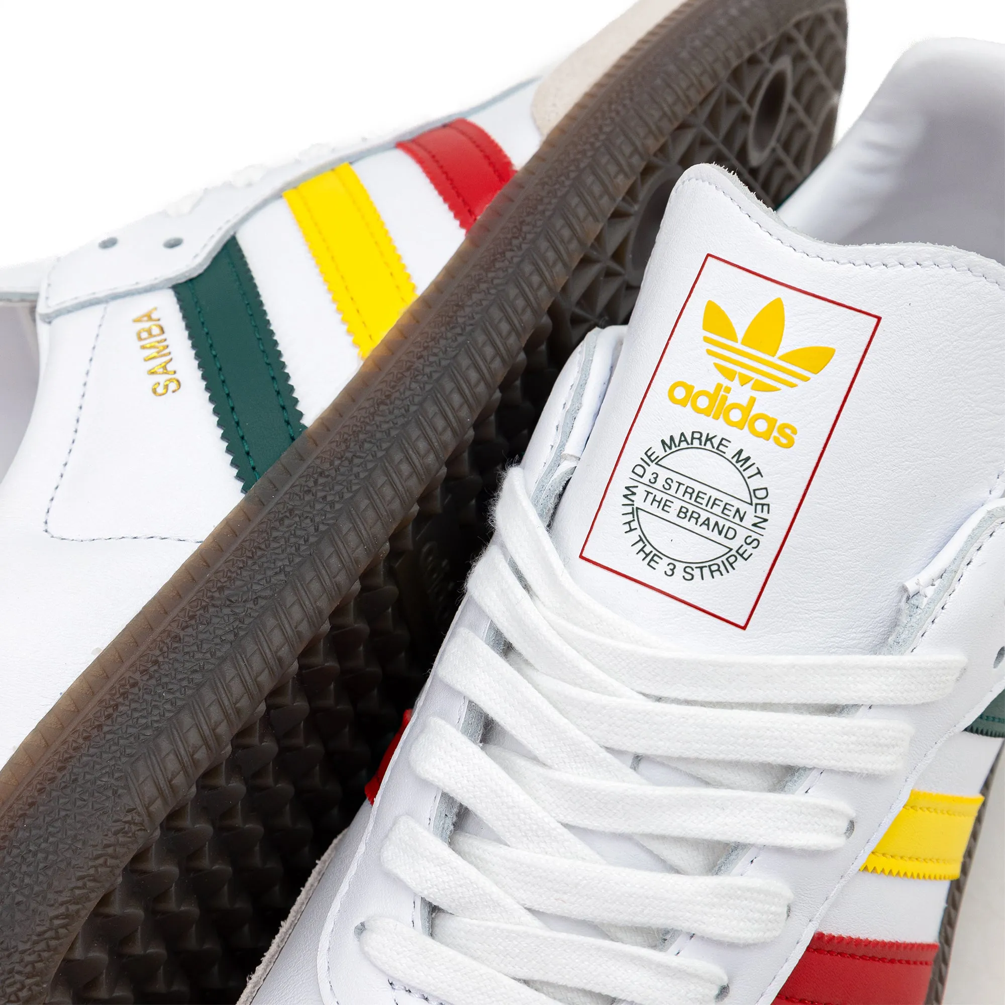 adidas Samba OG White/Yellow/Green IH3118