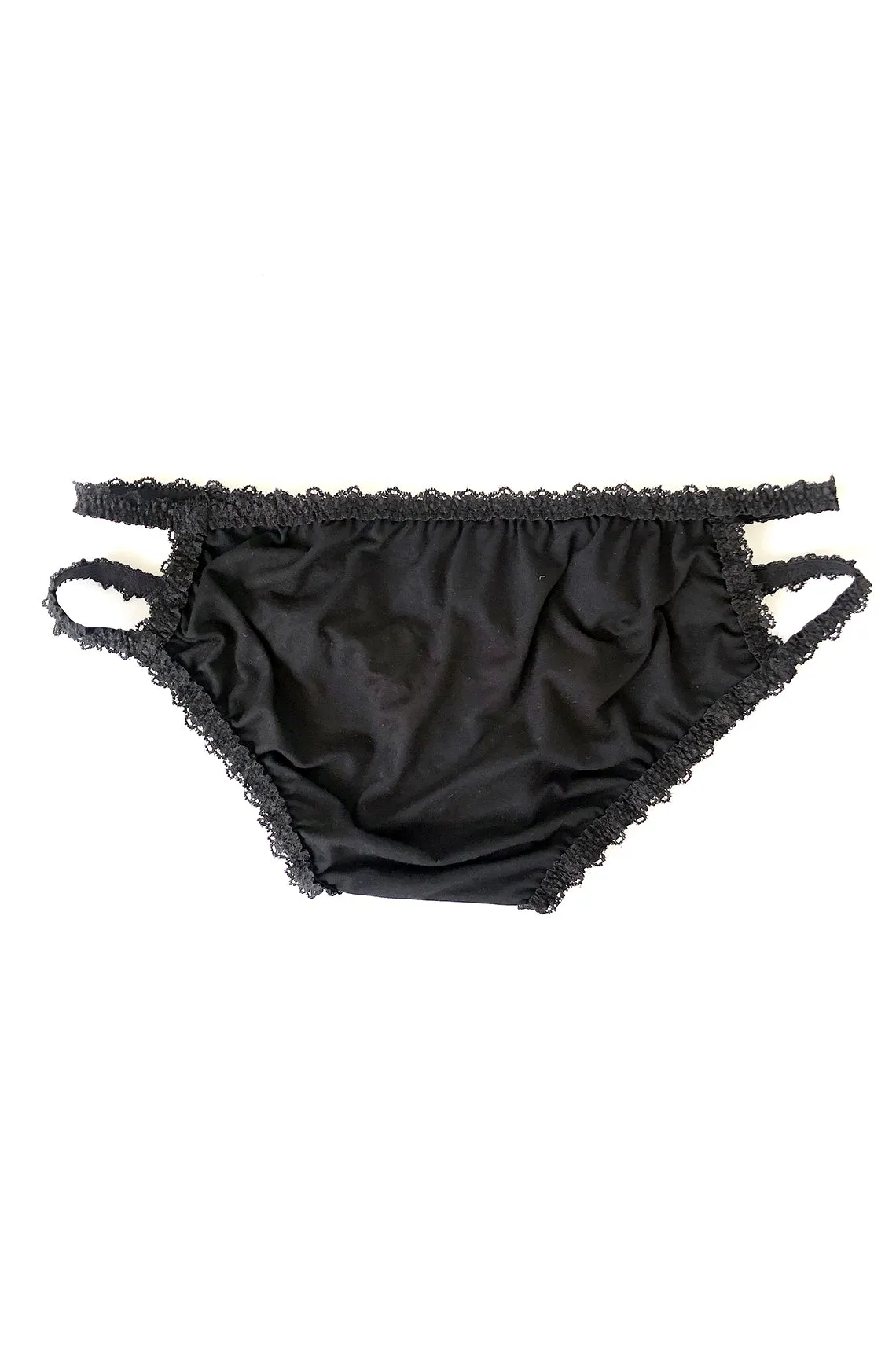 Adorella Panty in Black Tencel Modal Jersey