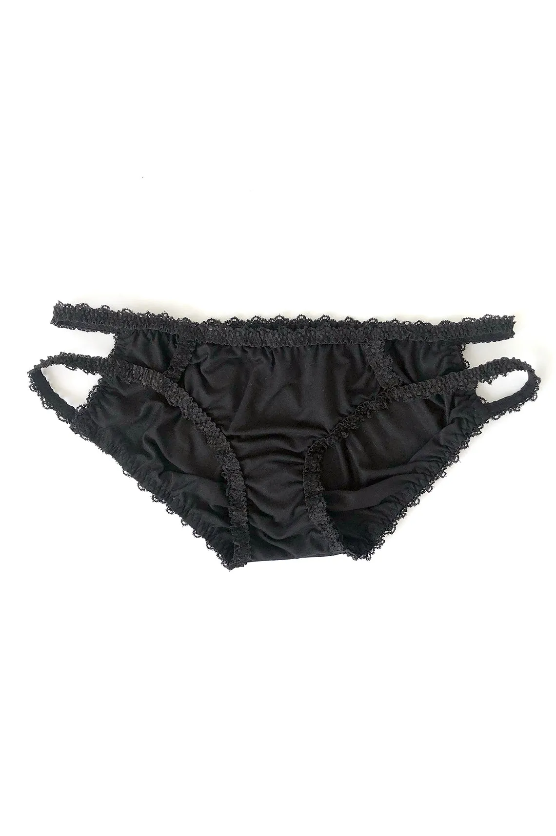 Adorella Panty in Black Tencel Modal Jersey