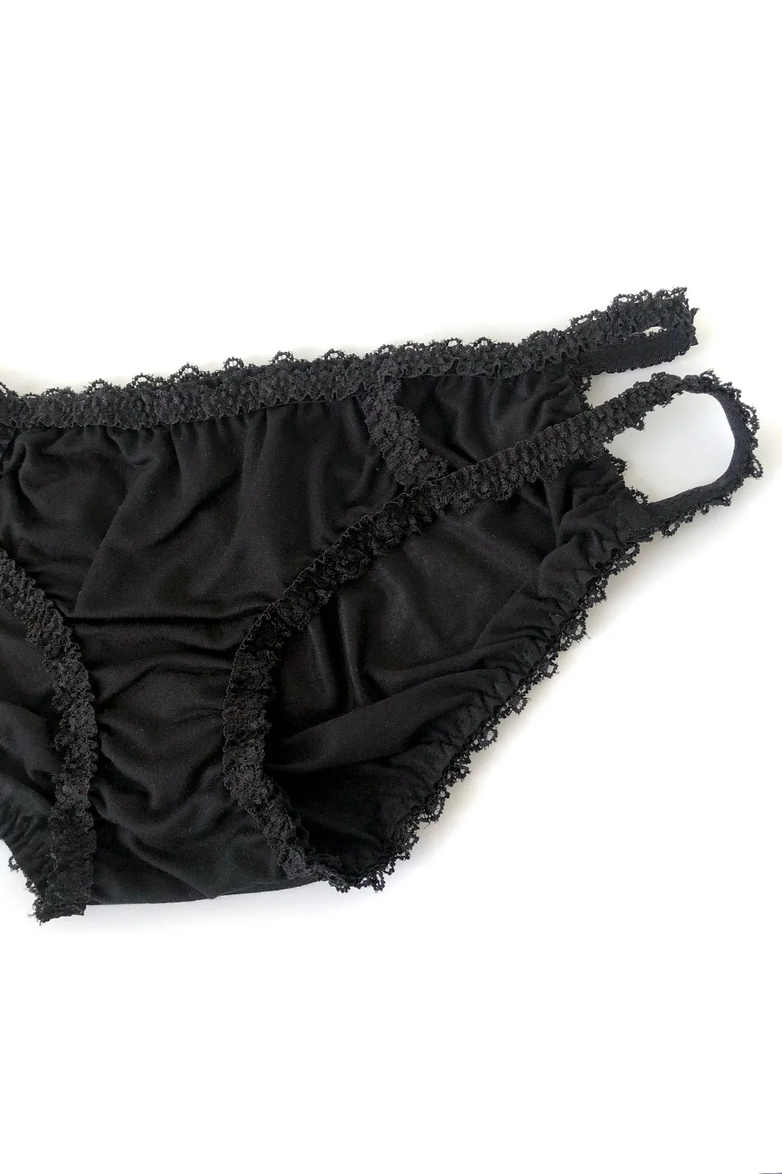 Adorella Panty in Black Tencel Modal Jersey