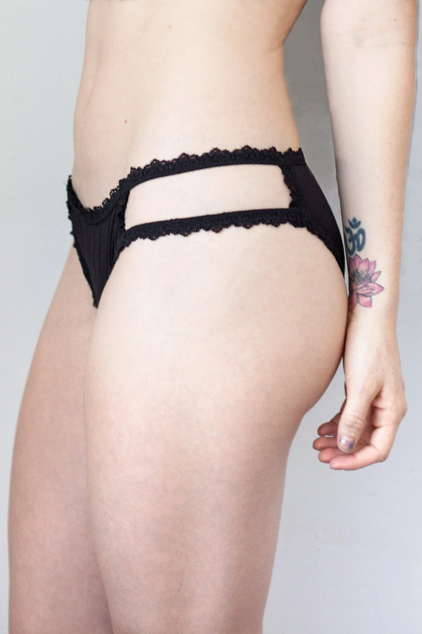 Adorella Panty in Black Tencel Modal Jersey