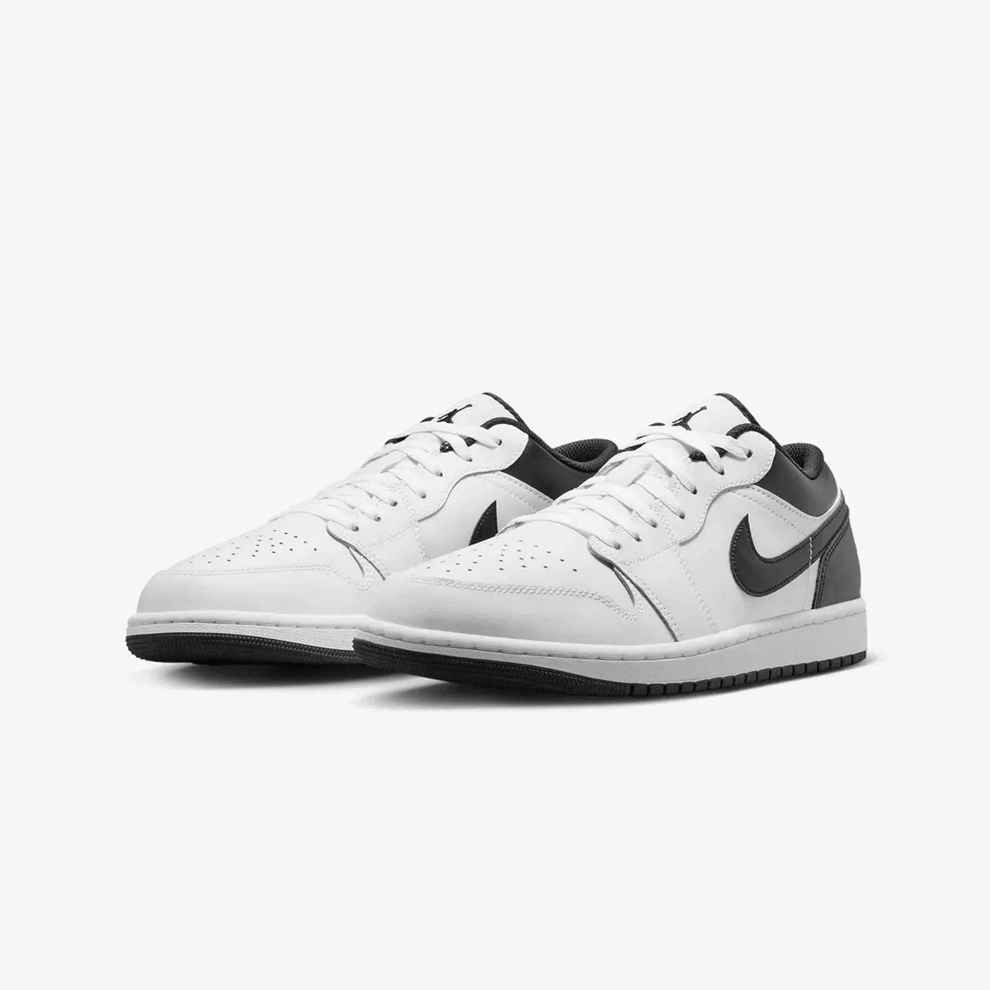 AIR JORDAN 1 LOW 'WHITE/BLACK-WHITE'