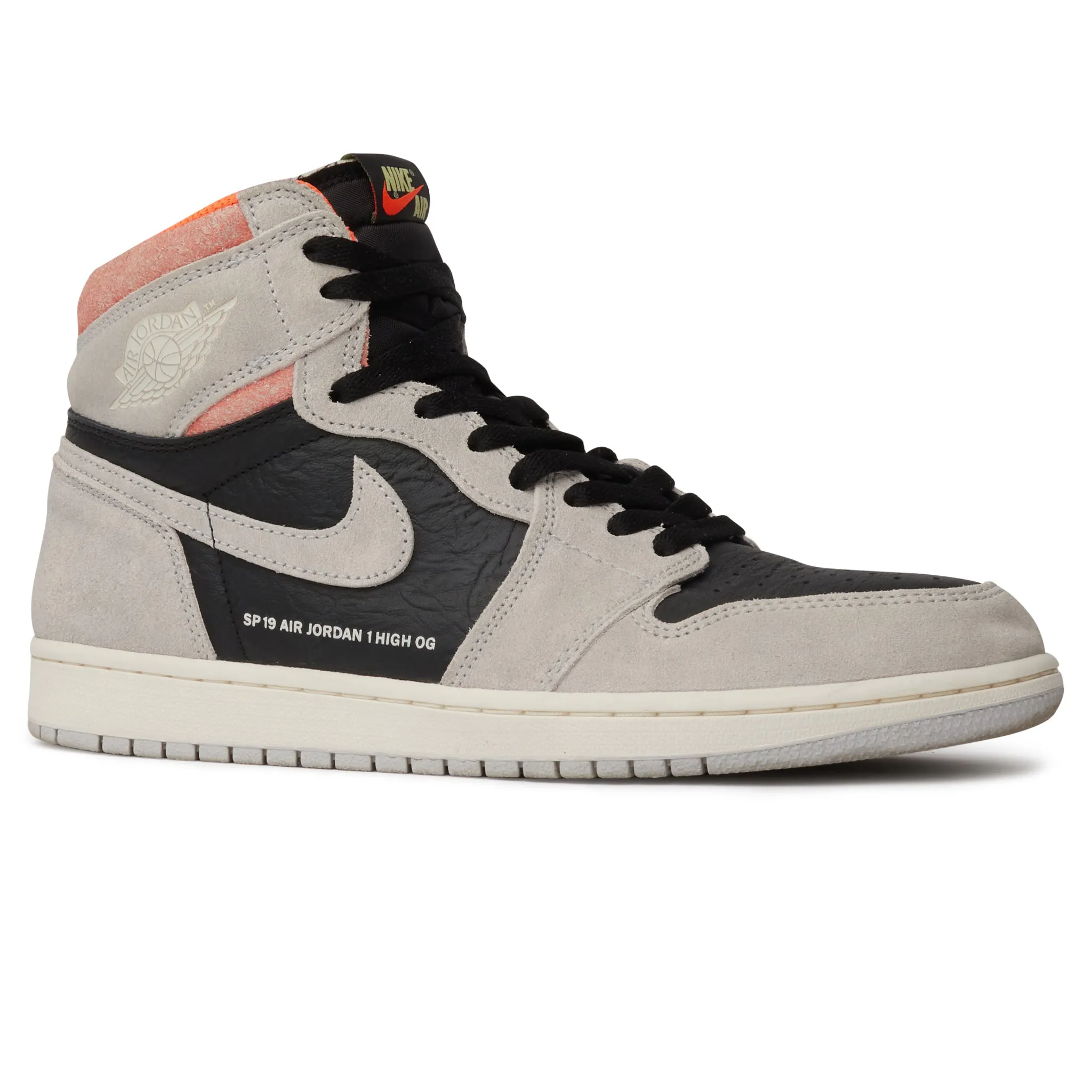 Air Jordan 1 Retro High Neutral Grey Hyper Crimson