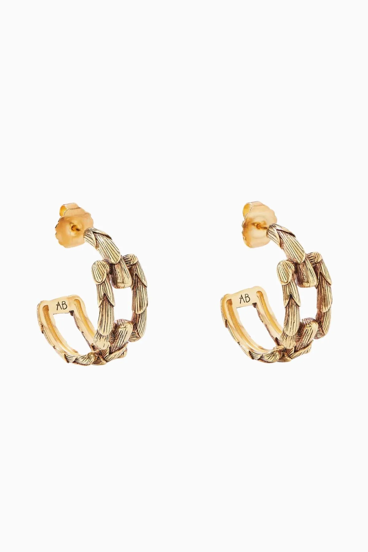 Aurelie Bidermann Tucuma Earrings - Gold