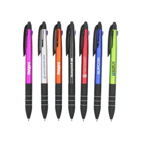 Ballpoint Pen With Black Lined Grip