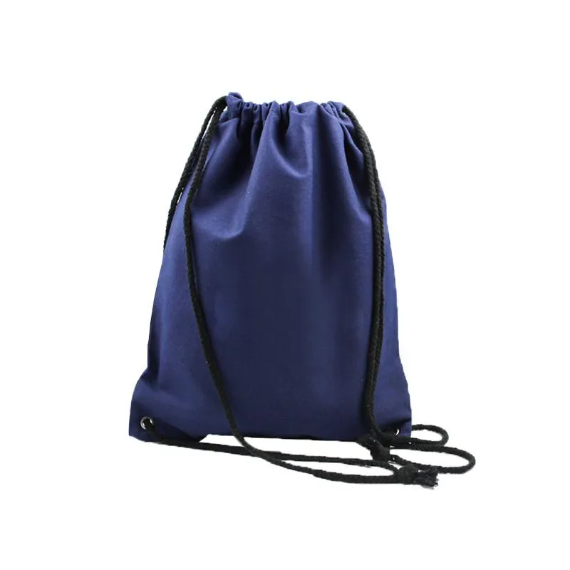 Canvas Drawstring Backpack