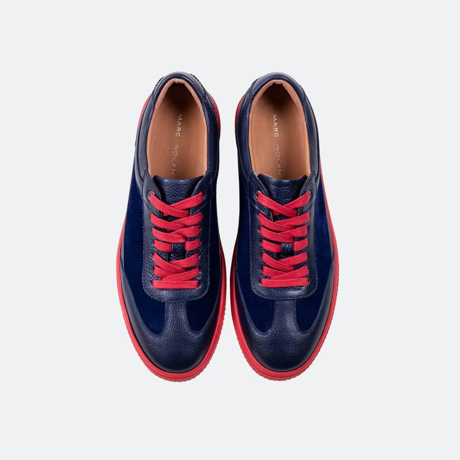 Captain Blue Suede Sneakers