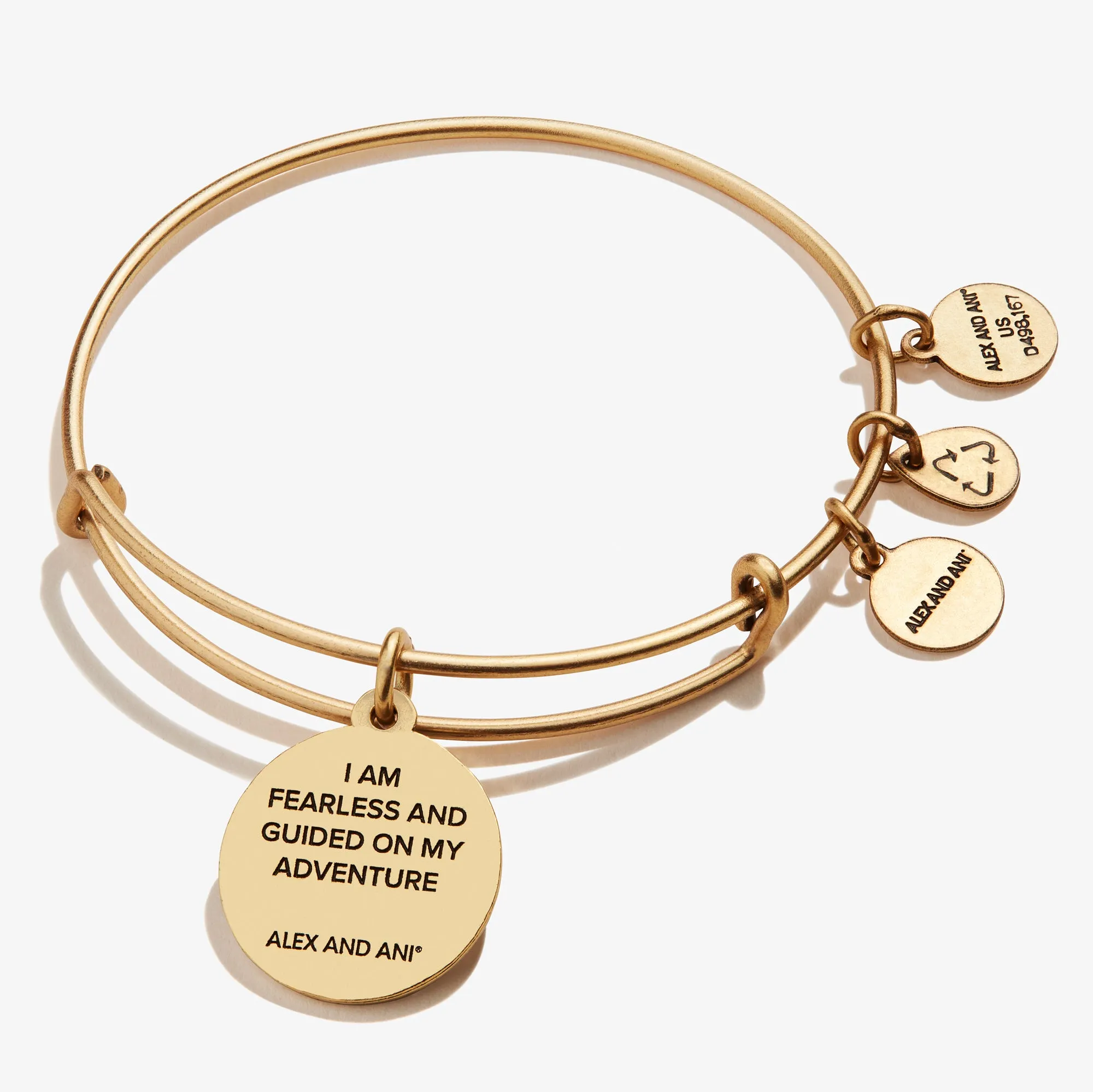 Compass Charm Bangle