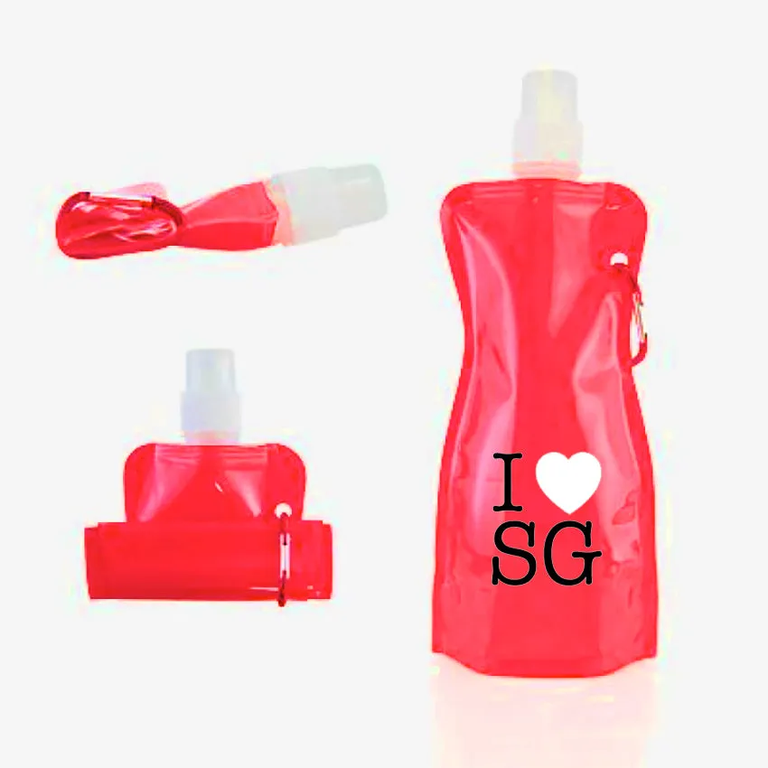 Customized BPA Free Collapsible Water Bottle