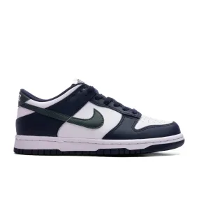 Dunk Low (GS) - Obsidian/Vintage Green/White