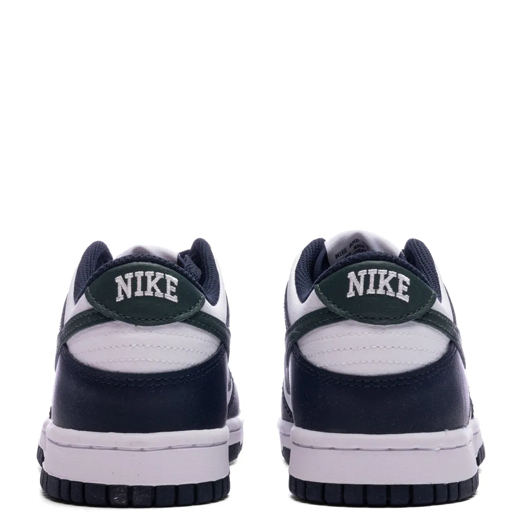 Dunk Low (GS) - Obsidian/Vintage Green/White