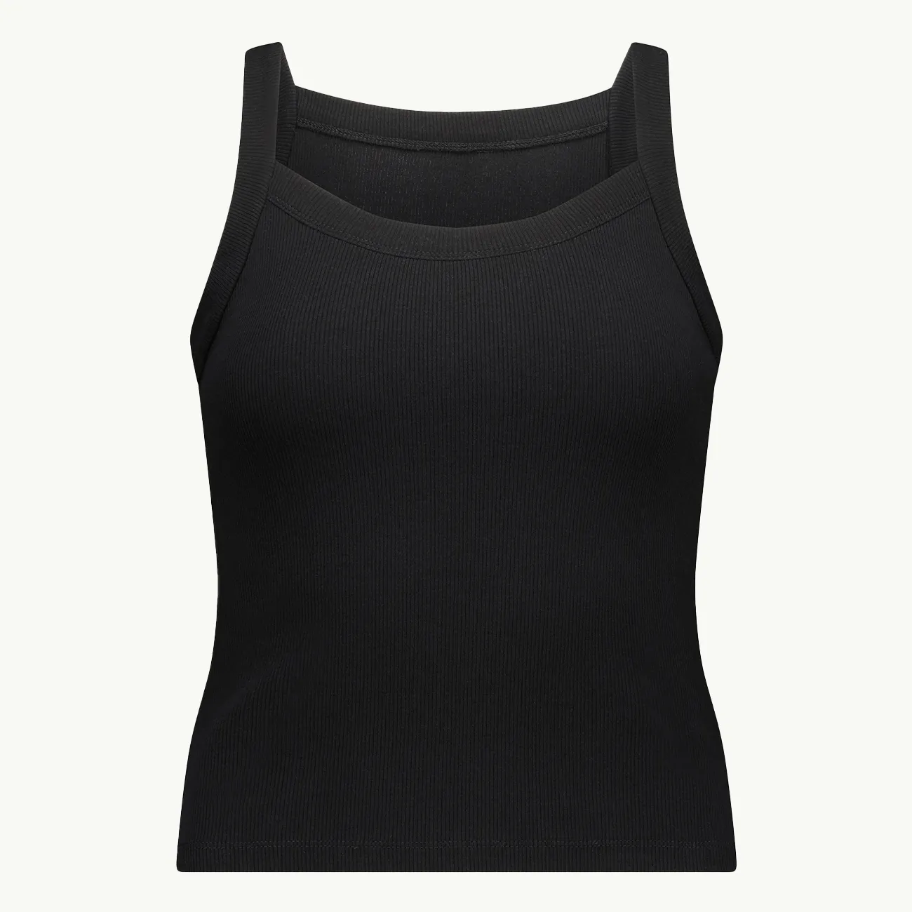 Essential Tank Rib - Black