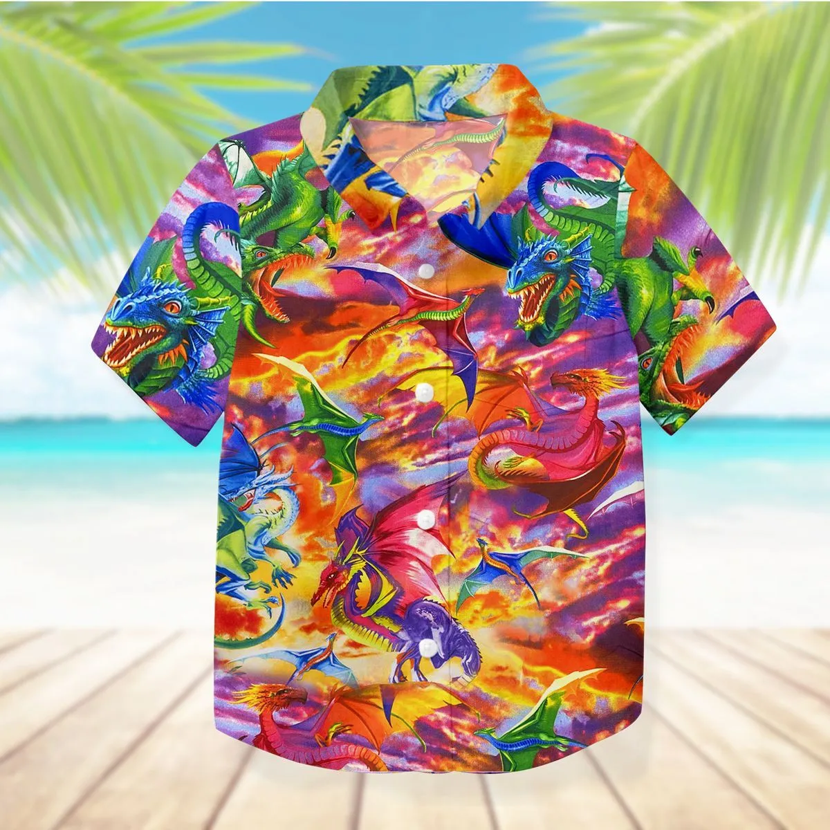 Gearhuman 3D Dragon Kid Hawaii Shirt