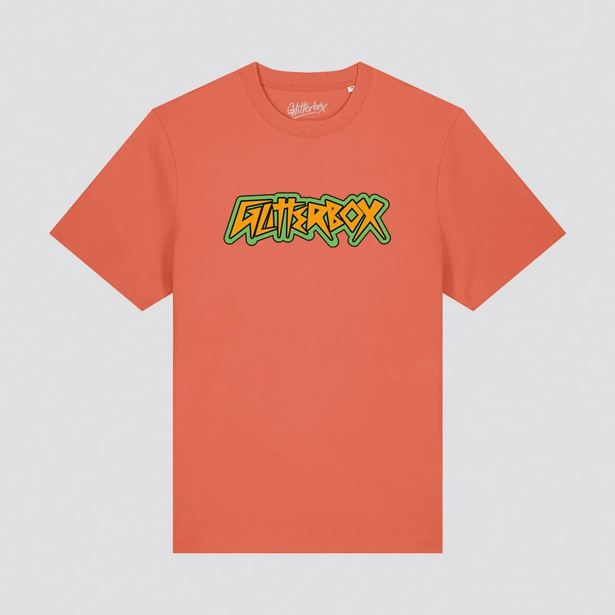 Glitterbox Orange/Green Double Punk Logo T-Shirt