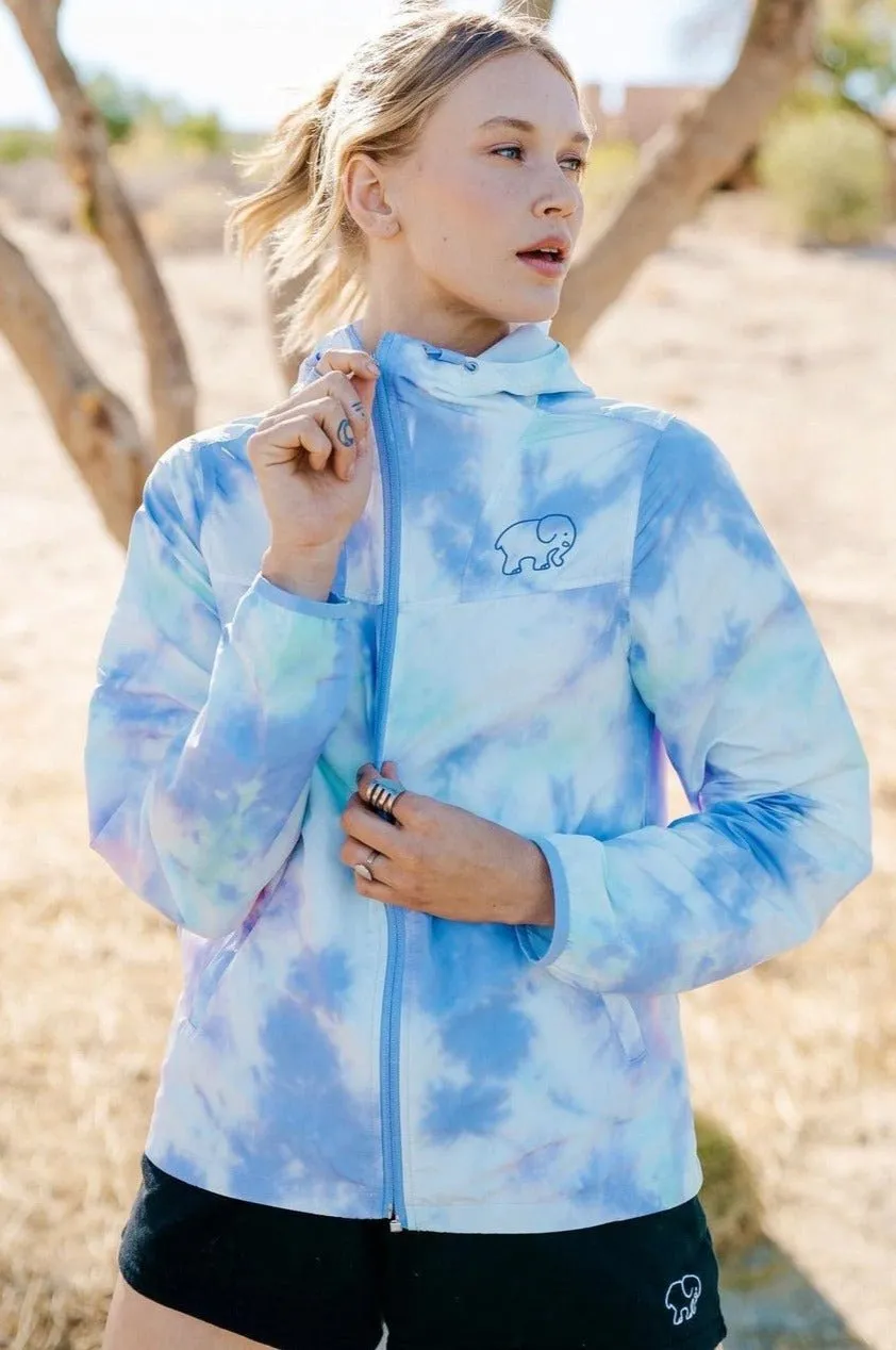 Ivory Ella Sunset Rainbow Windbreaker Jacket