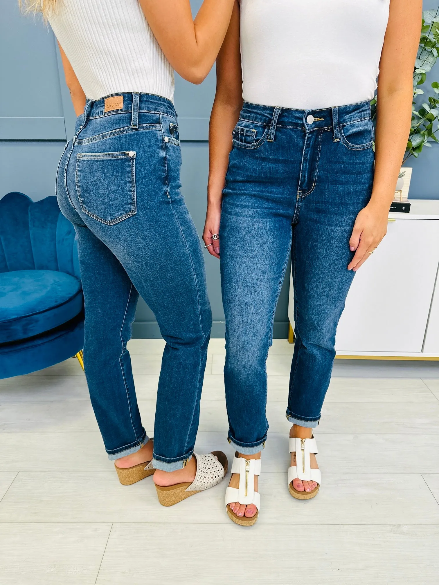 Judy Blue The Coolest Boyfriend Jeans in REG/CURVY