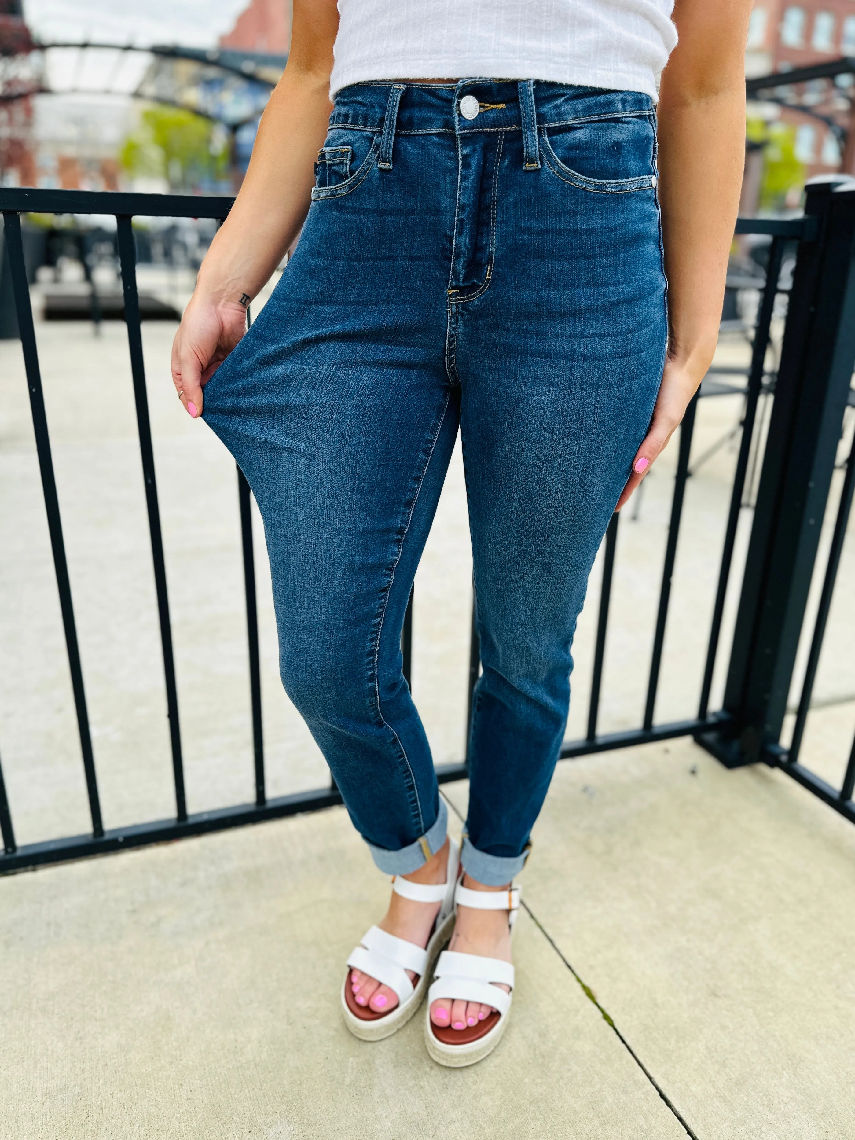 Judy Blue The Coolest Boyfriend Jeans in REG/CURVY