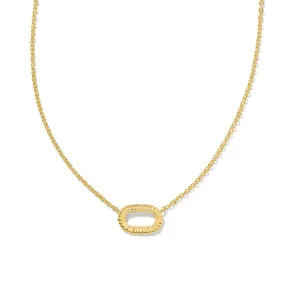 Kendra Scott Elisa Ridge Open Frame Necklace