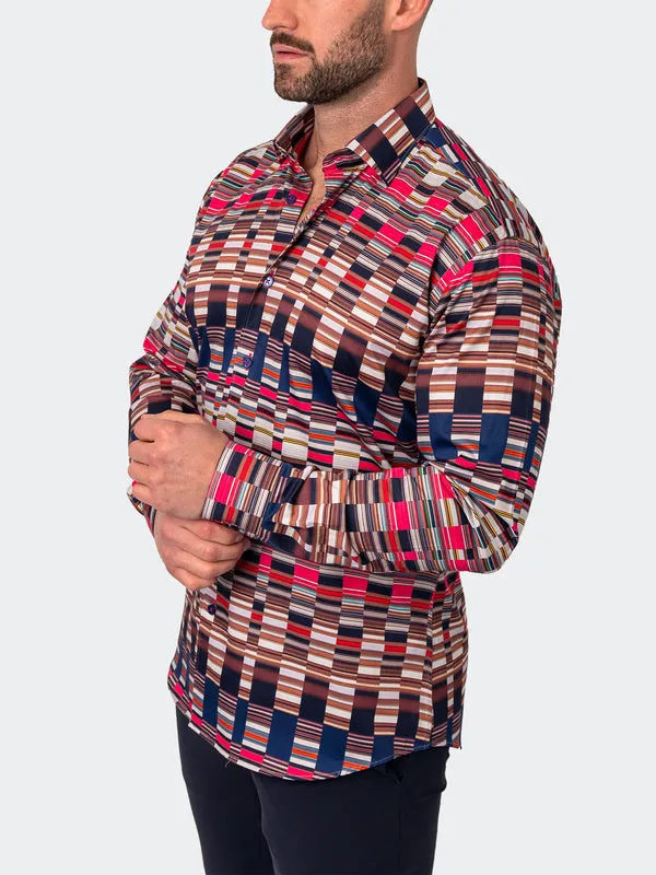 Maceoo Shirt | Fibonacci Mirrors Pink