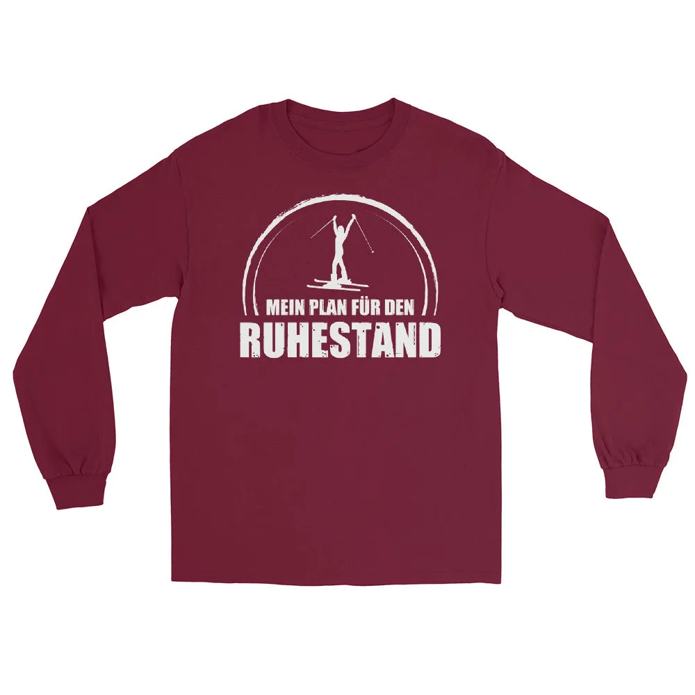 Mein Plan Fur Den Ruhestand 1 - Herren Longsleeve