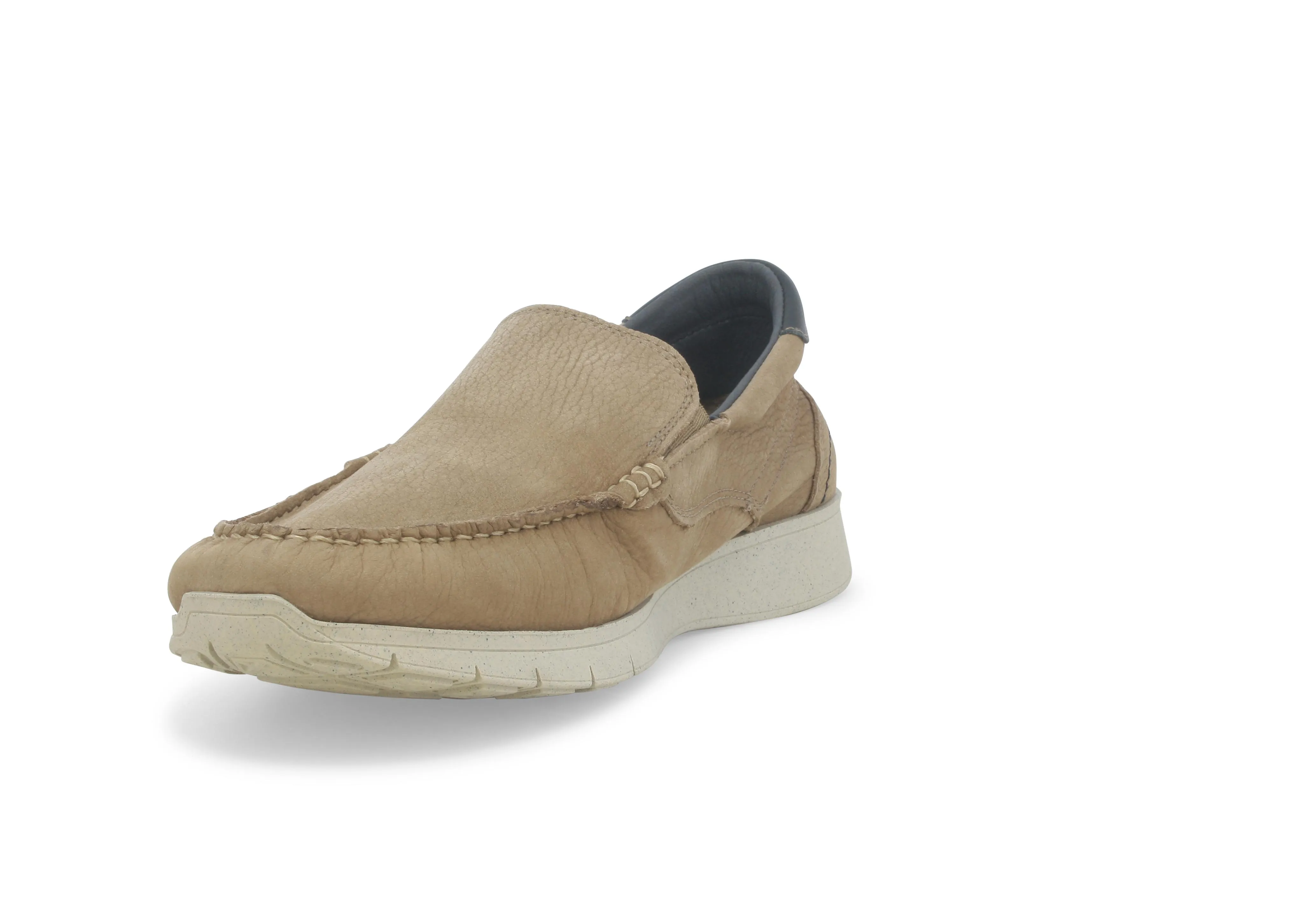 Melluso Scarpe Uomo Estive due elastici Slip-on Nabuk