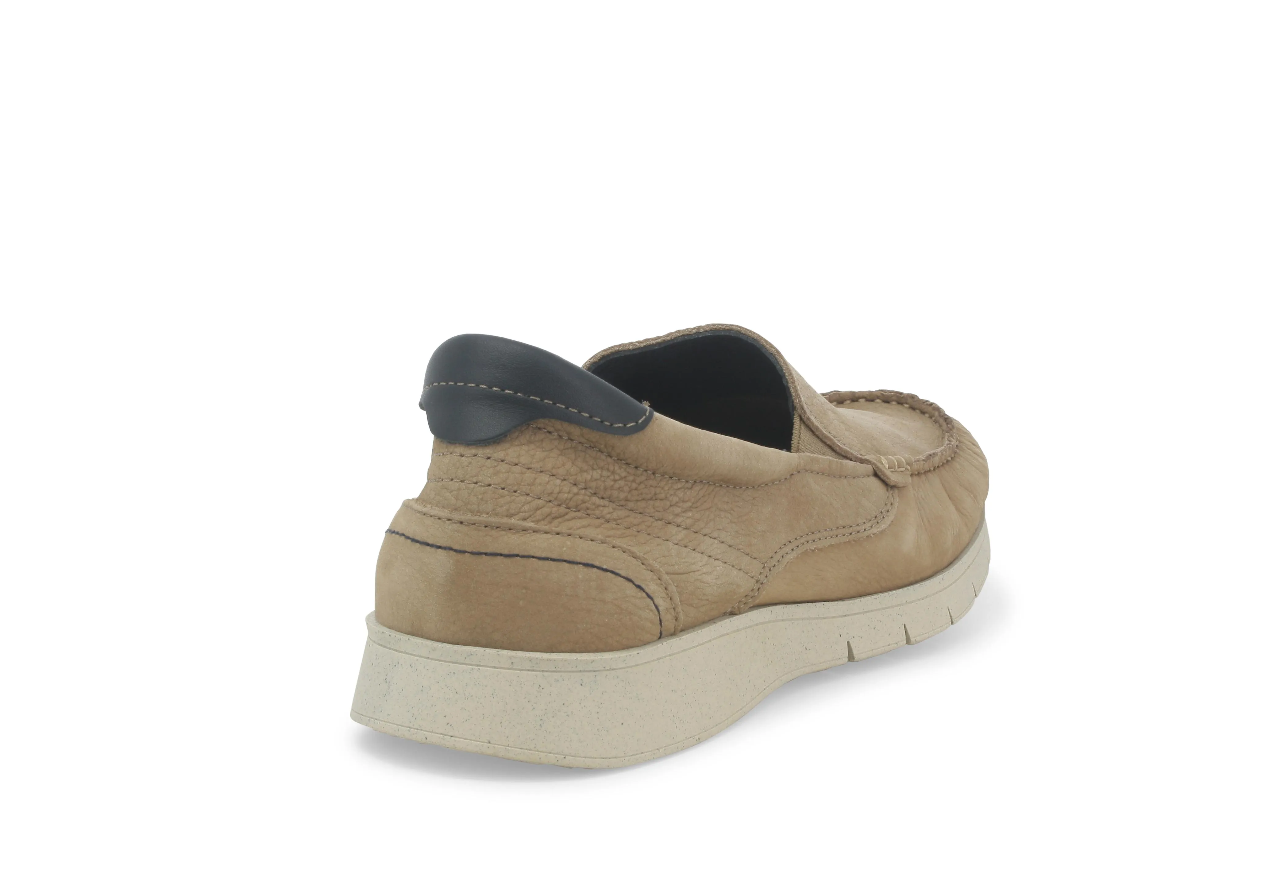 Melluso Scarpe Uomo Estive due elastici Slip-on Nabuk