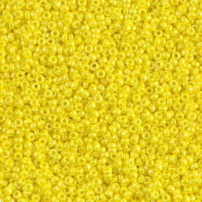 Miyuki Boncuk, MiyukiRoundBeads15/0-0472 Opaque Yellow AB