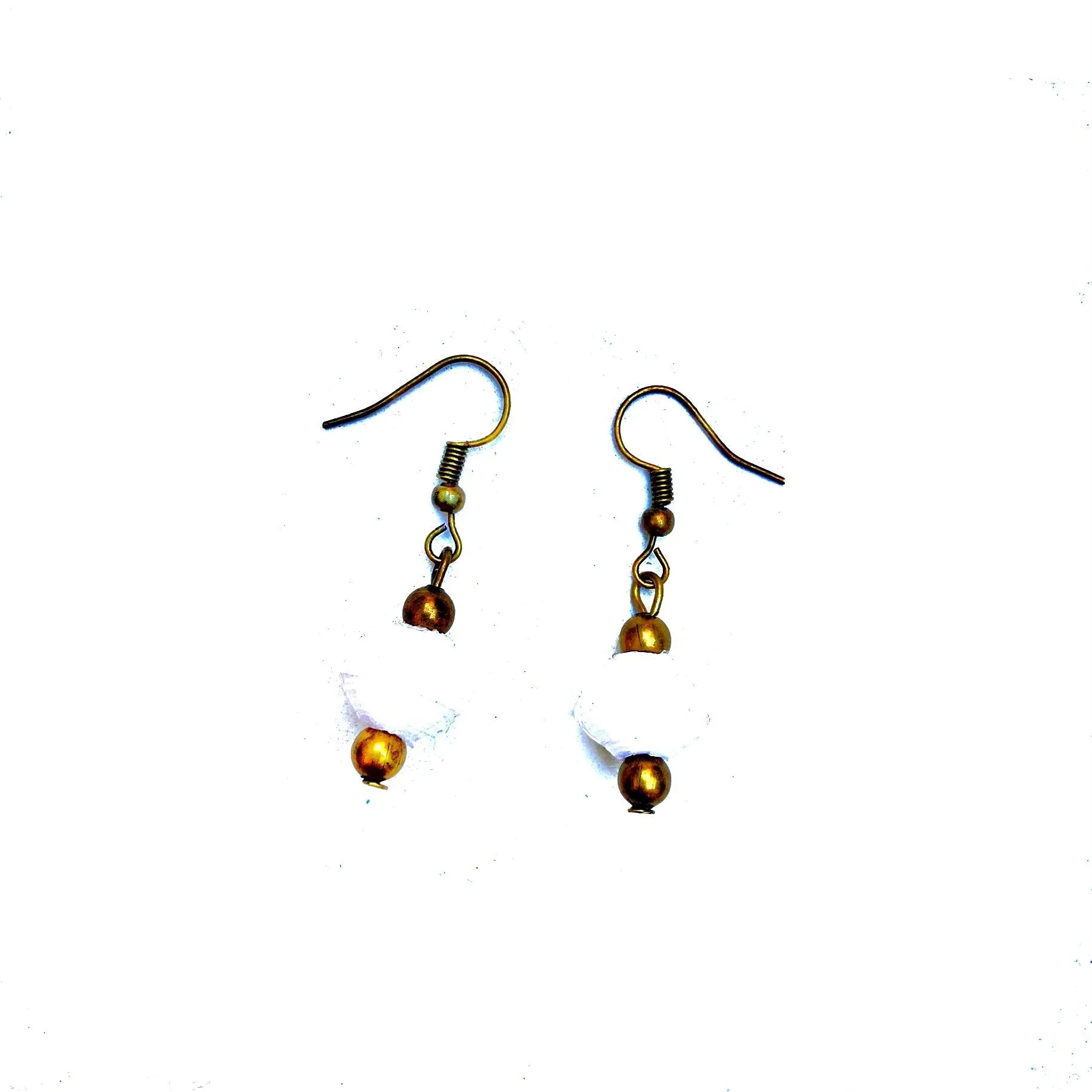 Paper Bead Earrings