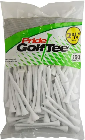 Pride Sports Wood Golf Tees 2.75 x 100 count