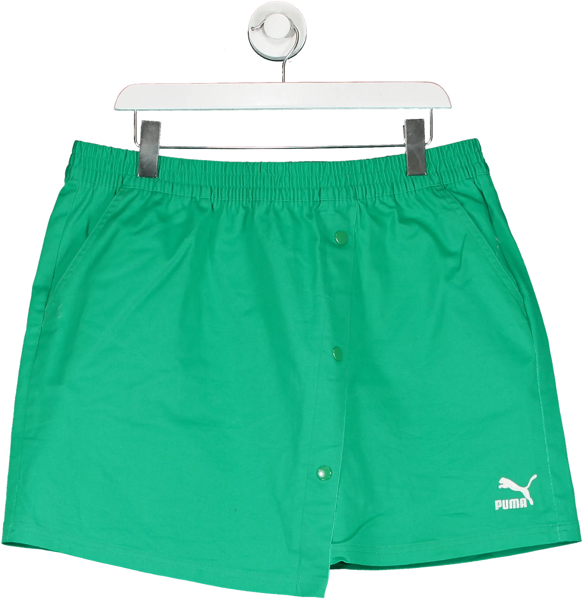 Puma Green Acid Bright Button Up Skirt UK XL