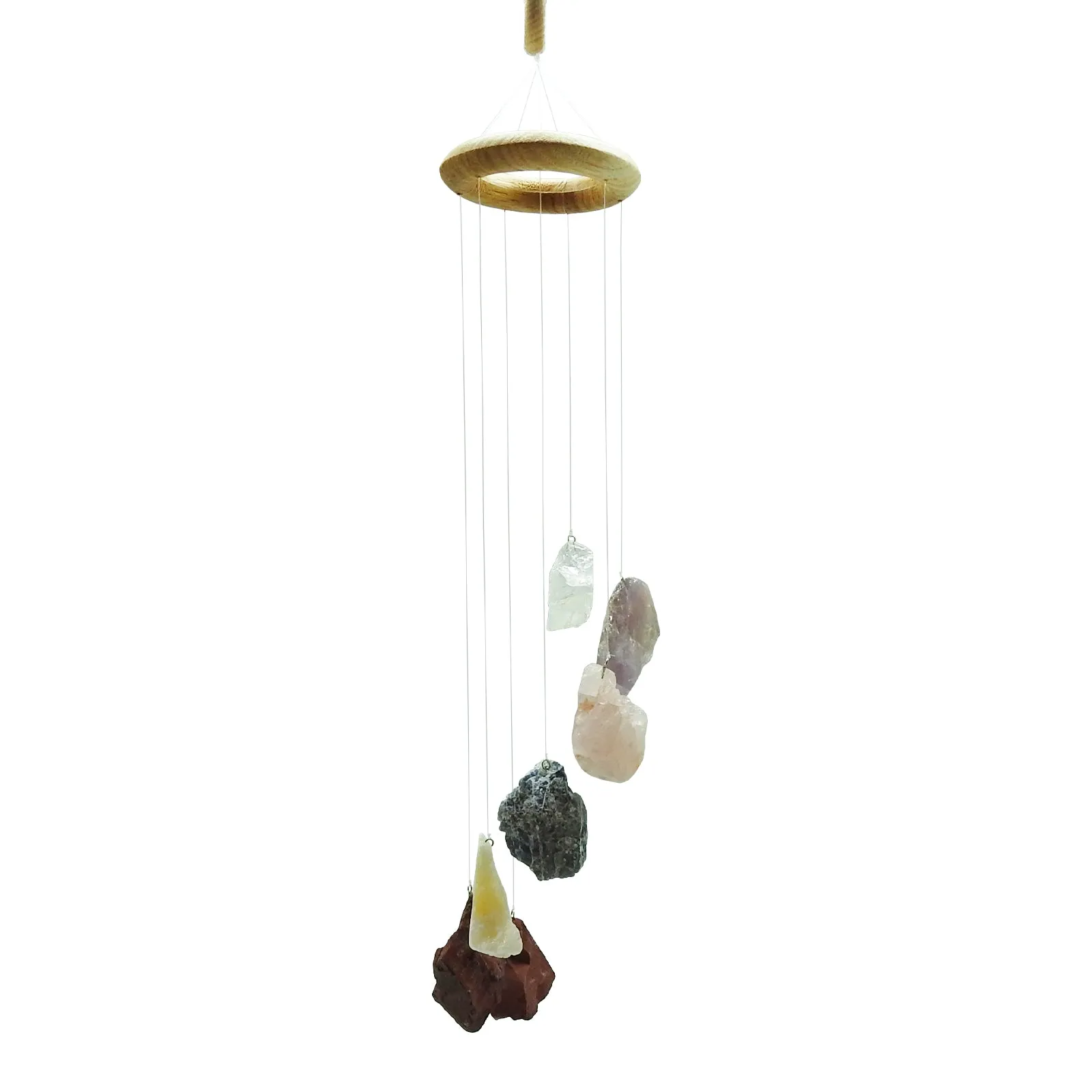 Rough Stone Chakra Wind Chime