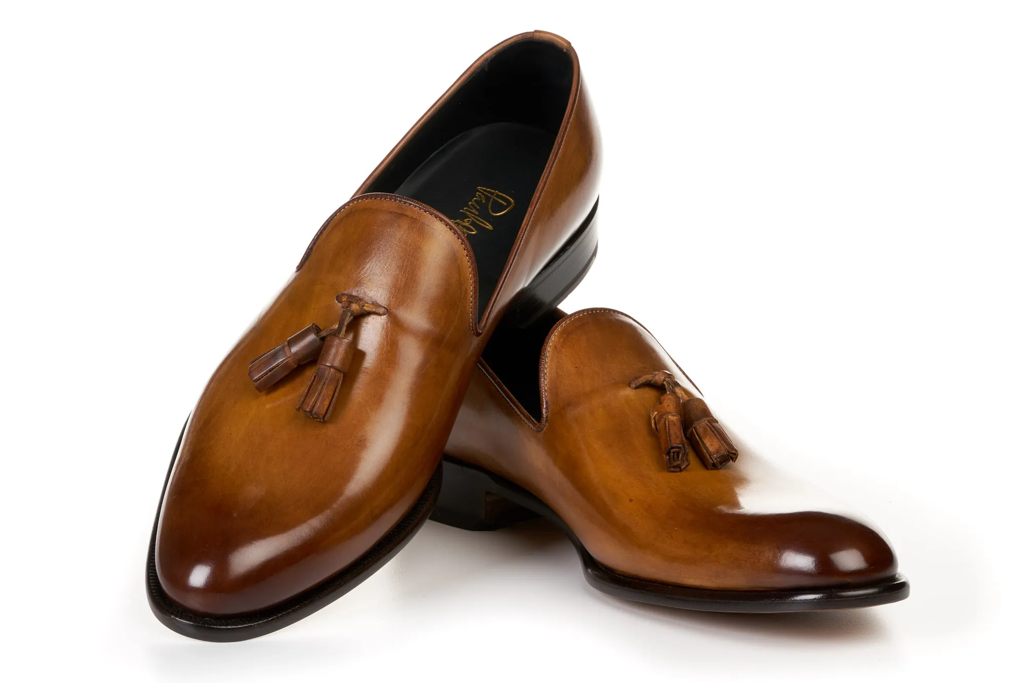 The Chaplin Tassel Loafer - Tobacco