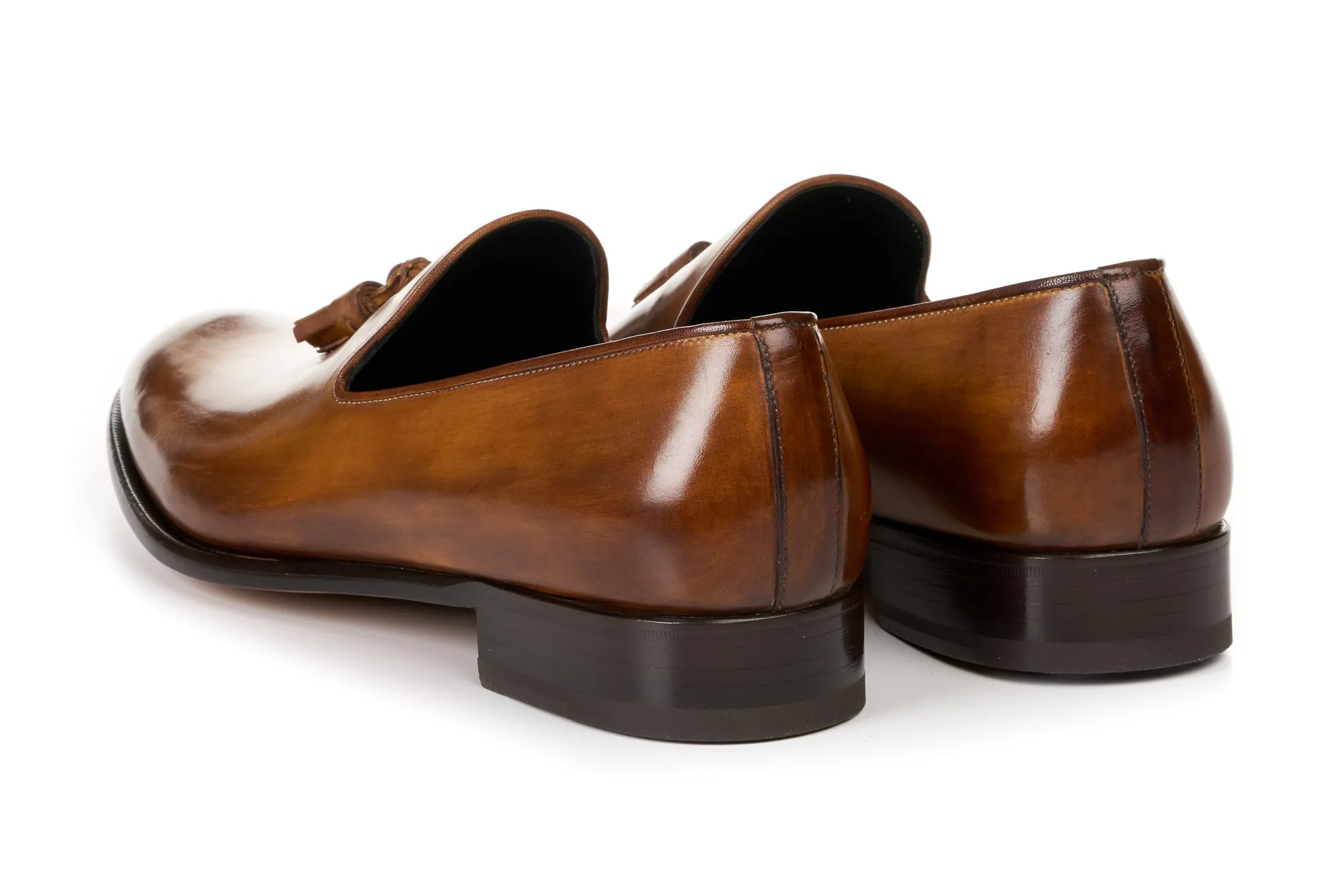 The Chaplin Tassel Loafer - Tobacco