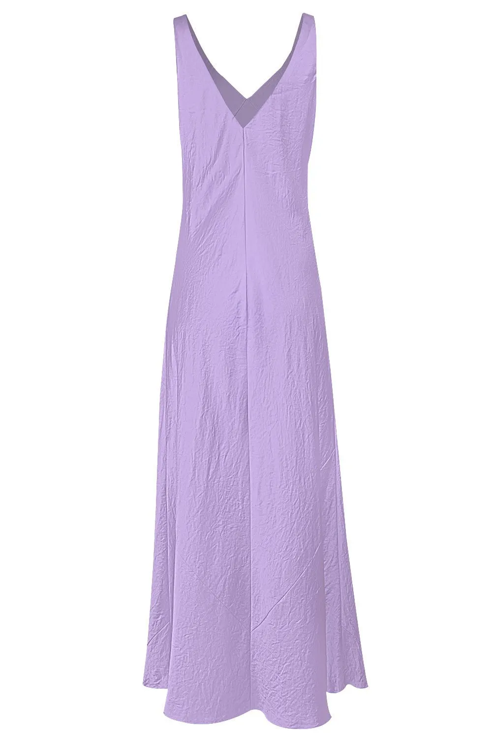 Vneck Bias Maxi Dress