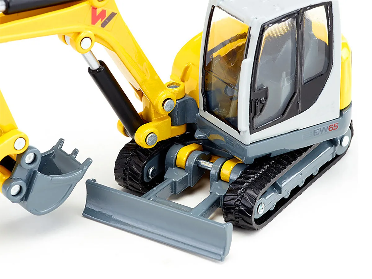 Wacker Neuson ET65 Track Excavator Yellow and Gray 1/50 Diecast Model by Siku