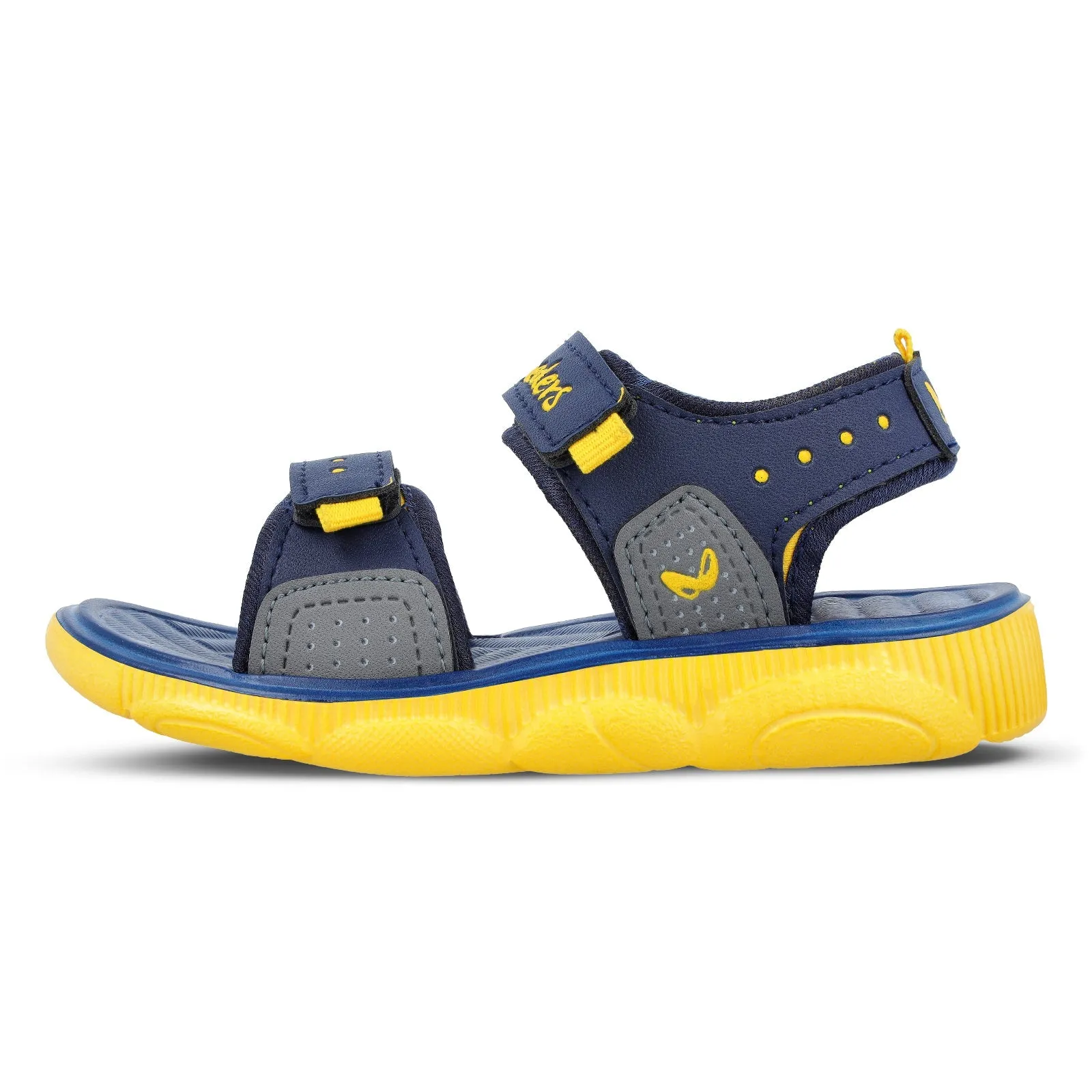 Walkaroo Kids Sports Sandal  - WK453 Navy Blue Yellow