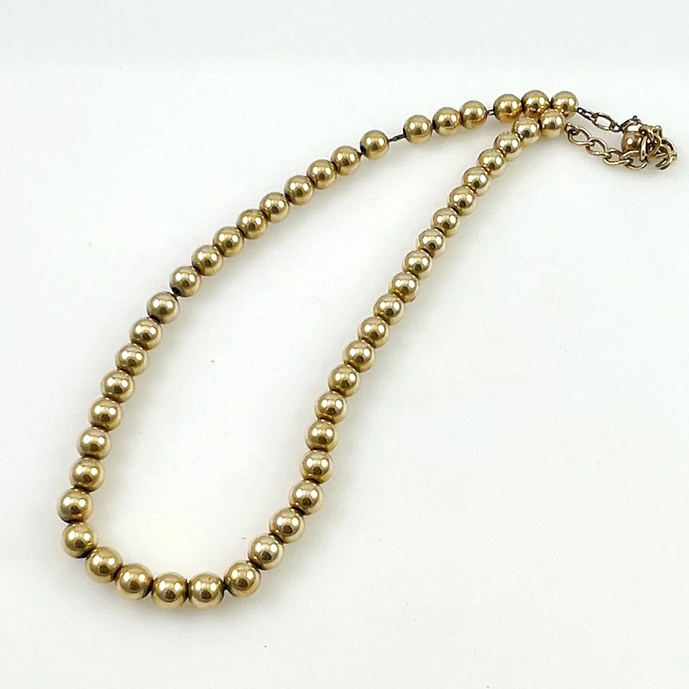 Winard Gold Filled Bead Necklace