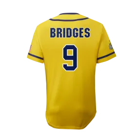 YOUTH Bananas Noah Bridges #9 EvoShield Jersey - Yellow